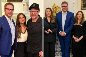 Jan Lubomirski-Lanckoroński urządził kolędowanie z gwiazdami: Karolak, Kożuchowska, Bachleda-Curuś i inni. Pałac pękał w szwach