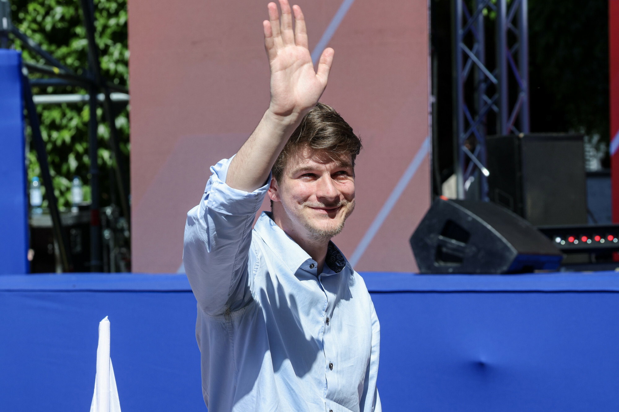 Syn Nawrockich pokazał ukochaną. Spędzili razem Sylwestra