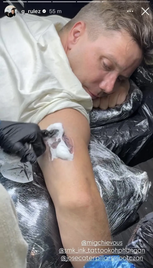 Gabi Drzewiecka i jej partner zrobili wspólny tatuaż fot. Instagram @g_rulez