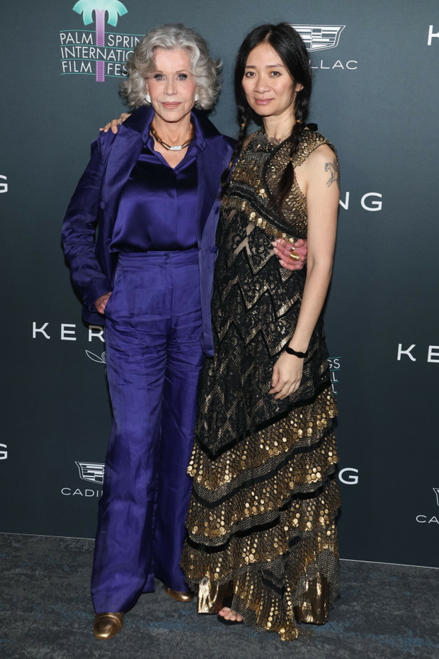 Jane Fonda i Chloé Zhao na festiwalu filmowym w Palm Springs 2026