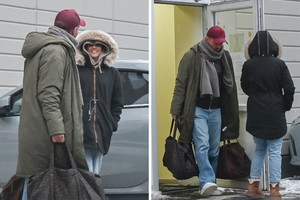 Agnieszka Kaczorowska i Marcin Rogacewicz przyłapani na mieście. Ich miny mówią wszystko
