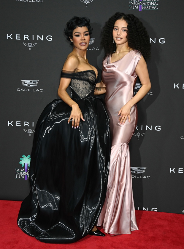 Teyana Taylor i Chase Infiniti na festiwalu filmowym w Palm Springs 2026