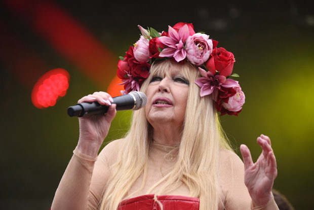 Maryla Rodowicz podczas obchodów Narodowego Święta Niepodległości fot. Beata Zawrzel/REPORTER