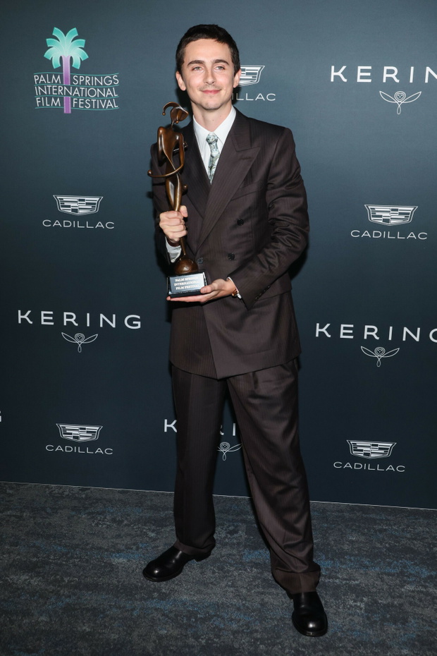 Timothée Chalamet na festiwalu filmowym w Palm Springs 2026