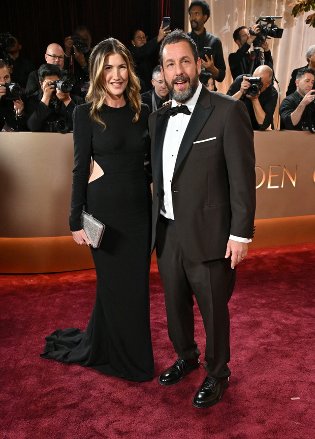Jackie Sandler i Adam Sandler na Złotych Globach 2026