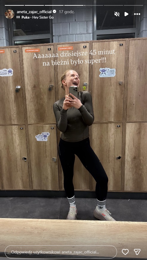 Aneta Zając coraz szczuplejsza