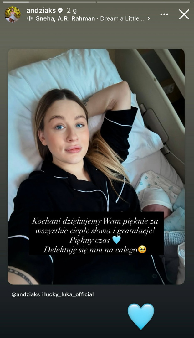 Andziaks pokazała zdjęcie z synkiem