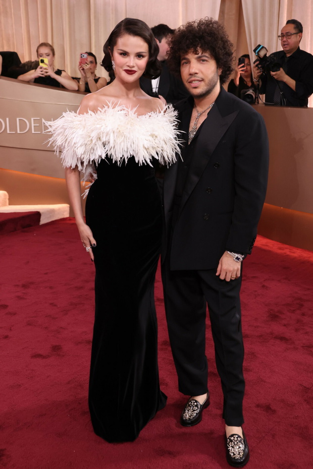 Selena Gomez i Benny Blanco na Złotych Globach 2026