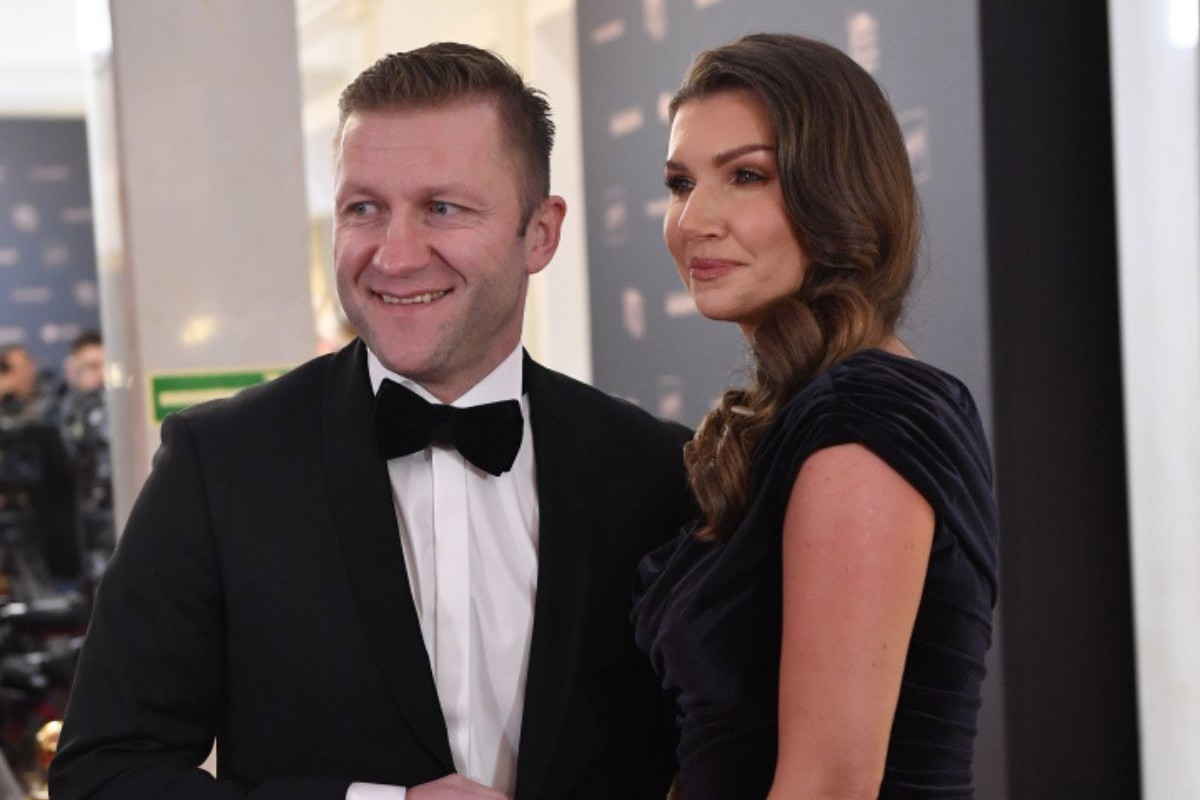 Jakub Błaszczykowski z żoną na Gali Mistrzów Sportu. Ukochana piłkarza zachwyciła