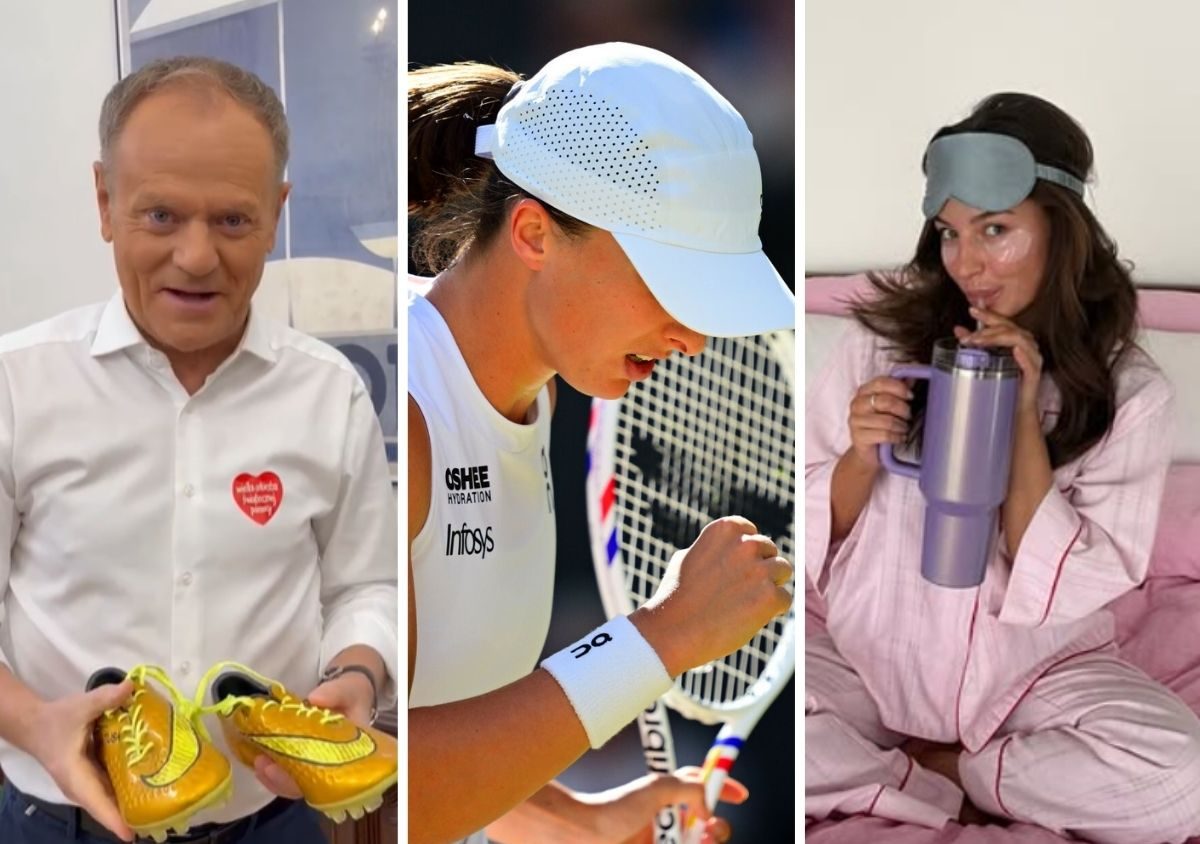 To oni podbijają WOŚP. Świątek, Wieniawa, Tusk... Zobaczcie najdroższe aukcje fot. Instagram @donaldtusk; @juliawieniawa; Rex Features/East News