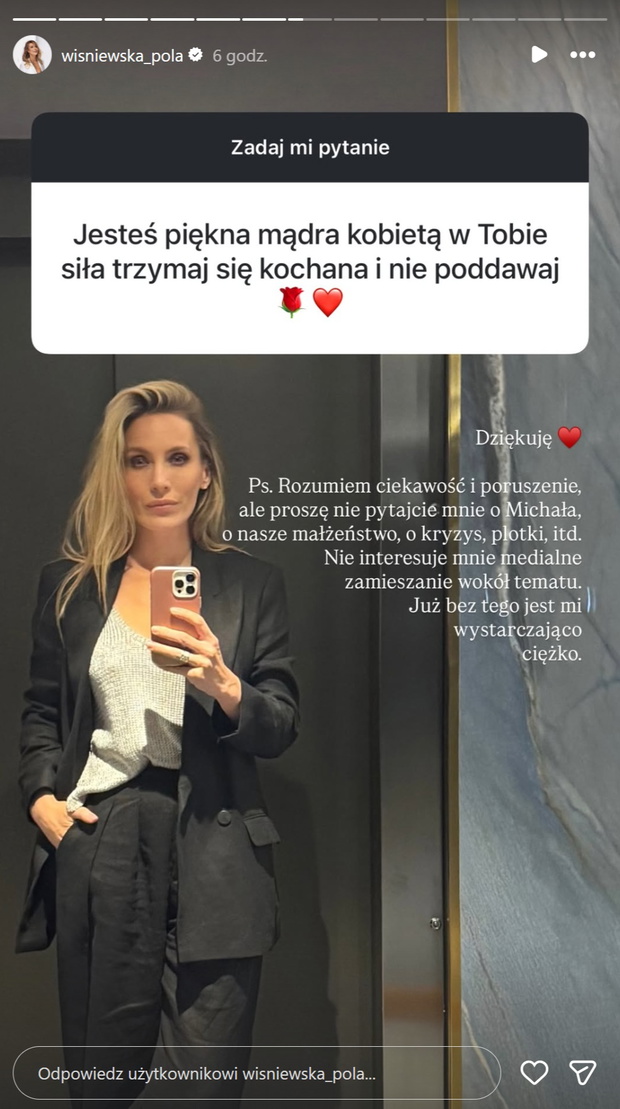 POla WIśniewska o kryzysie w małżeństwie