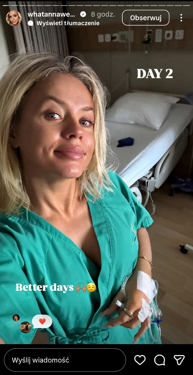 Relacja Anny Skury z pobytu w szpitalu