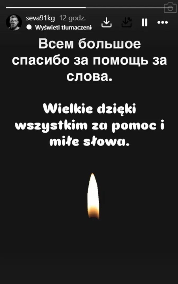 Aleksiej Sewostjanow po raz pierwszy zabrał głos po śmierci żony.