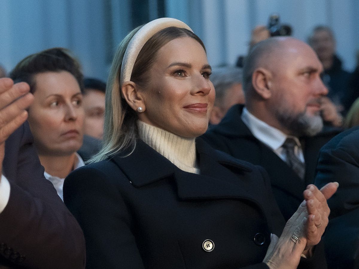 Marta Nawrocka na noworocznym kolędowaniu
