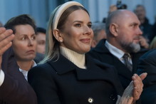 Marta Nawrocka na noworocznym kolędowaniu