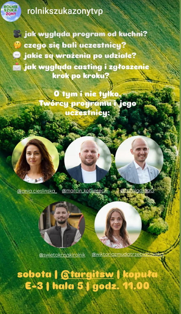 Komunikat produkcji Rolnik szuka żony