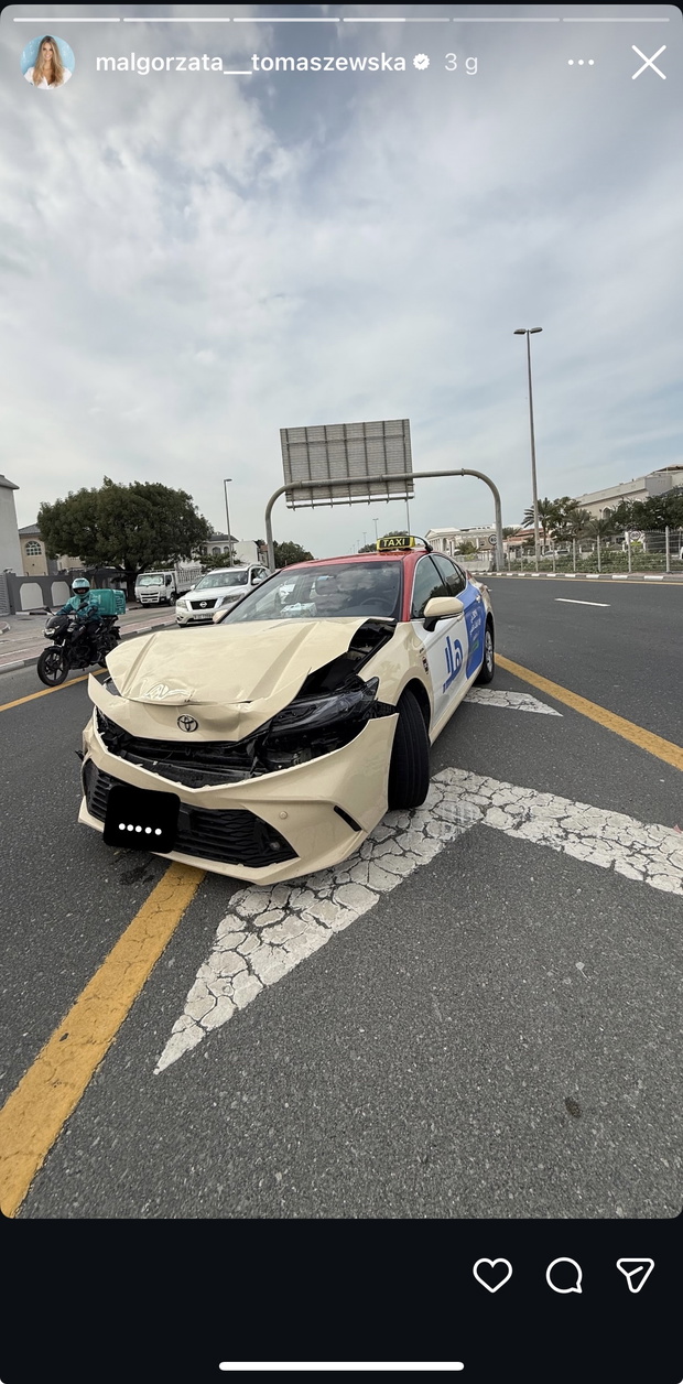 Wypadek Małgorzaty Tomaszewskiej w Dubaju