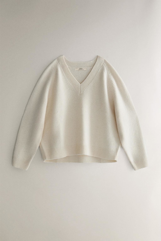 SWETER KASZMIROWY - ZARA