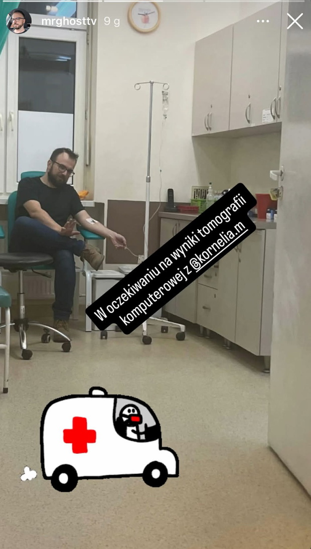 Marek ze ŚOPW w szpitalu