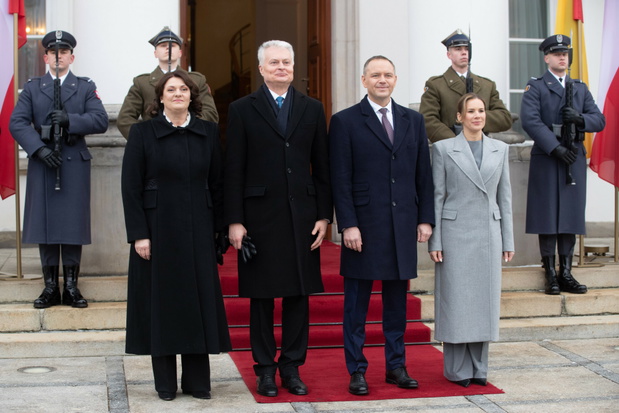 Karol Nawrocki spotkał się z prezydentem Litwy