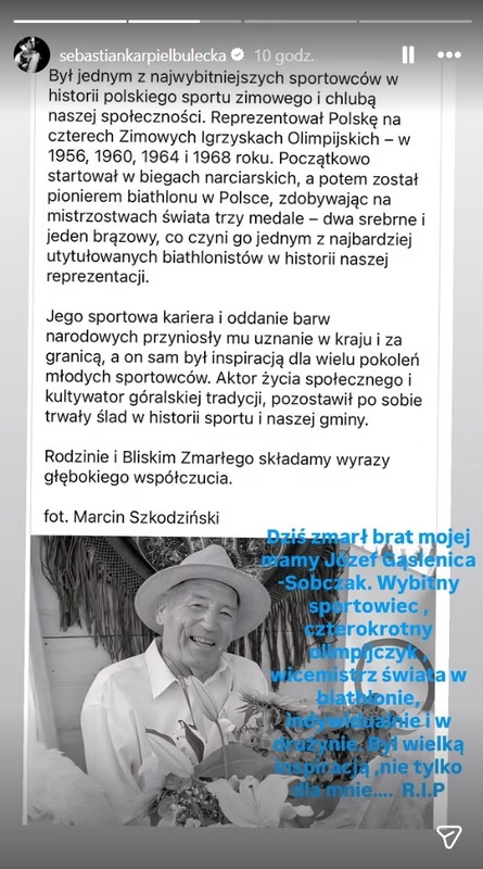 Sebastian Karpiel-Bułecka pogrążył się w żałobie. Zmarła bliska mu osoba