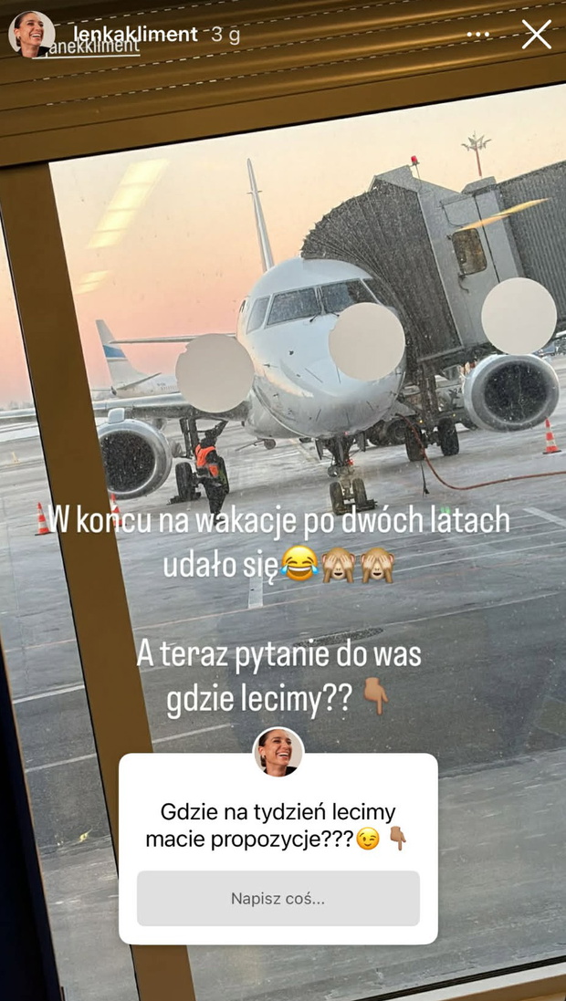 Lenka i Jan Klimentowie lecą na wakacje