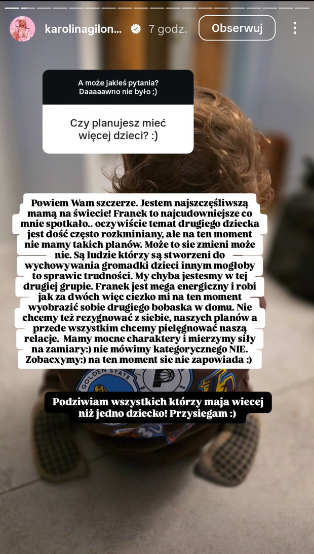Relacja Karoliny Gilon