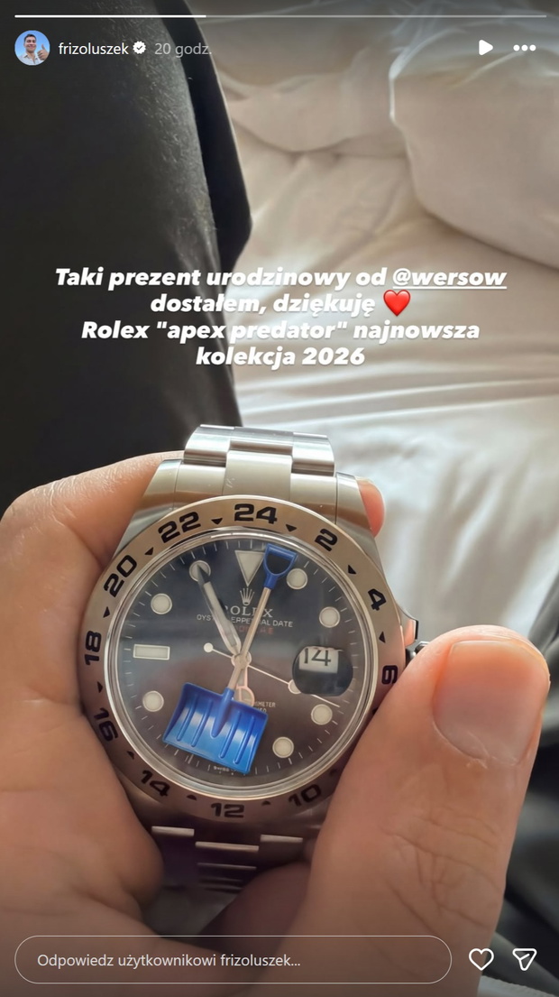 Friz dostał od Wersow prezent