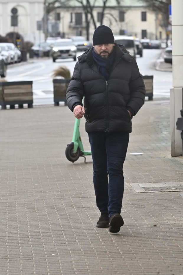 Michał Milowicz na pogrzebie Edwarda Linde-Lubaszenki fot. AKPA/Jacek Kurnikowski