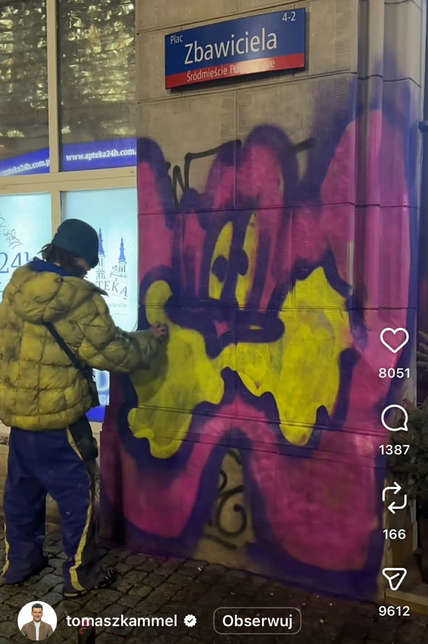 Tomasz Kammel zaatakowany w centrum Warszawy. Nagranie trafiło do sieci