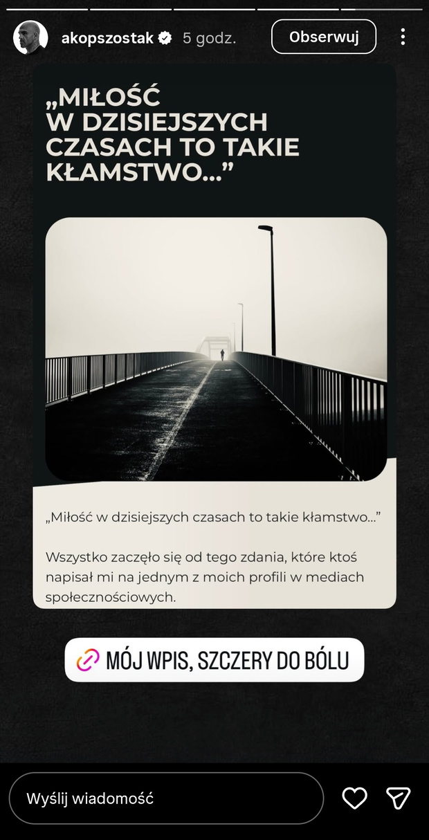 Relacja Akopa Szostaka