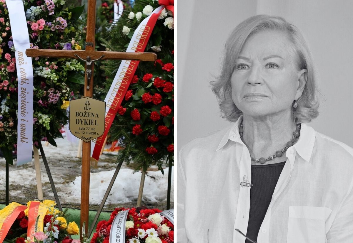 Tak wygląda grób Bożeny Dykiel. Widok wyciska z oczu łzy fot. Wojciech Olkusnik/East News; Bartosz Krupa/Dzien Dobry TVN/East News