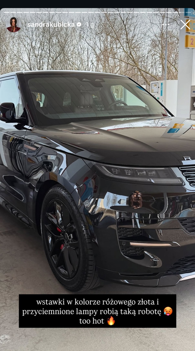 Nowe auto Kubickiej