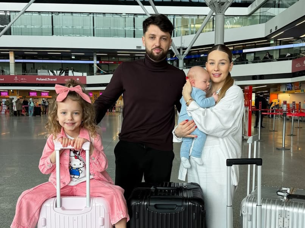 Andziaks i Luka pokazali pierwsze kadry na wakacjach z córką i dwumiesięcznym synkiem. Fani są w szoku