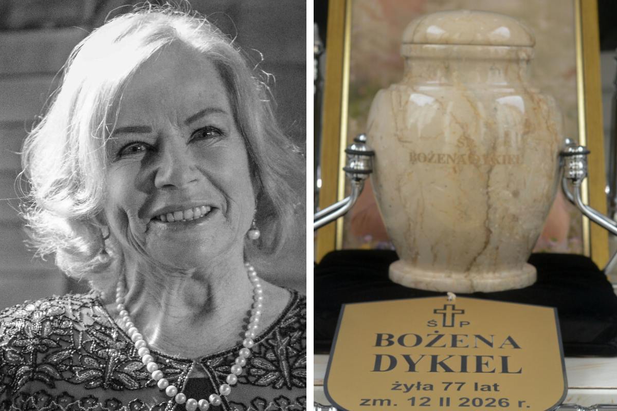 Trwa pogrzeb Bożeny Dykiel. Jeden szczegół sprawia, że trudno powstrzymać łzy