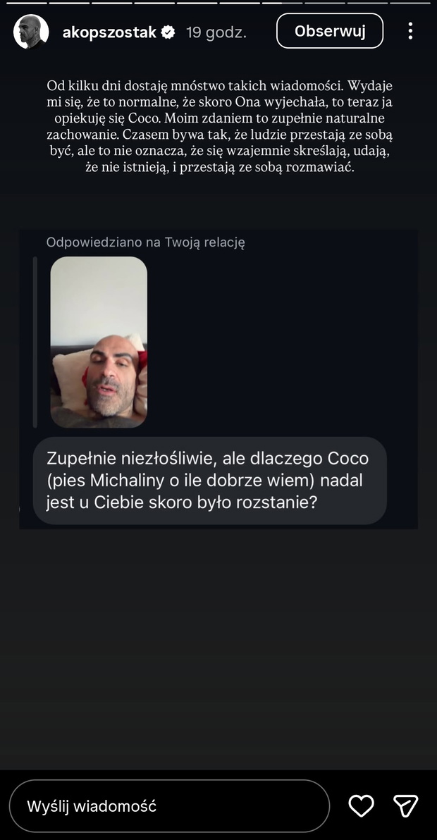 Relacja Akopa Szostaka