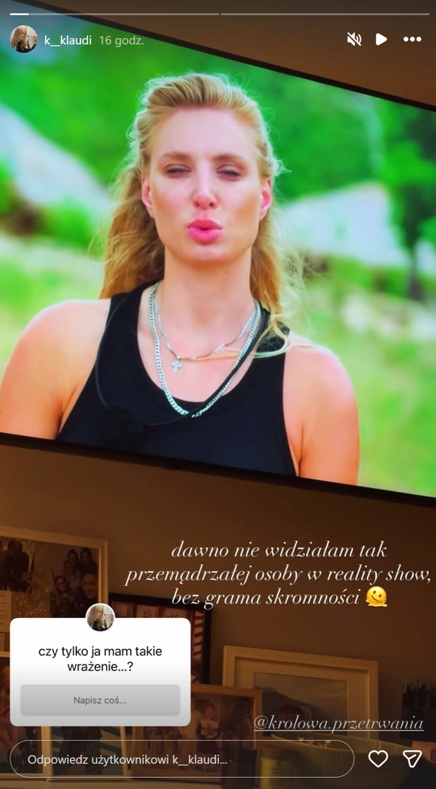 Klaudia z Rolnik szuka żony o Królowej przetrwania