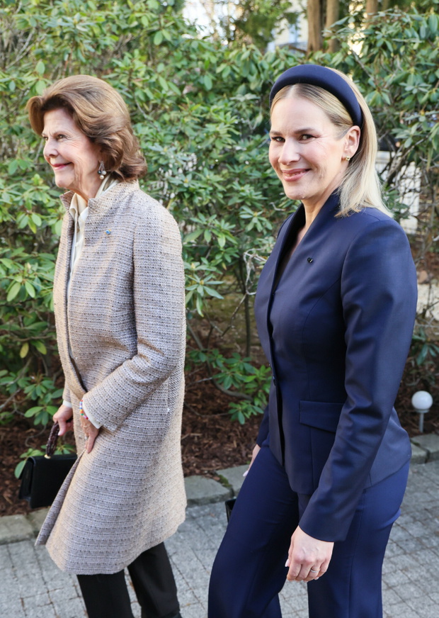 Marta Nawrocka i królowa Szwecji w Gdańsku