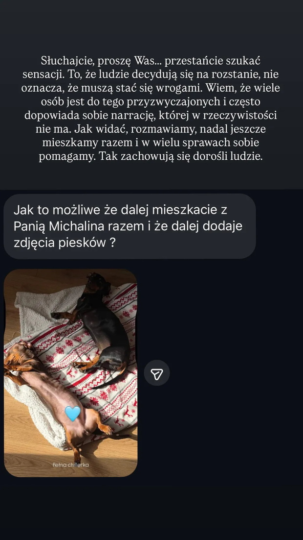 Akop Szostak nadal mieszka z byłą narzeczoną. Teraz tłumaczy