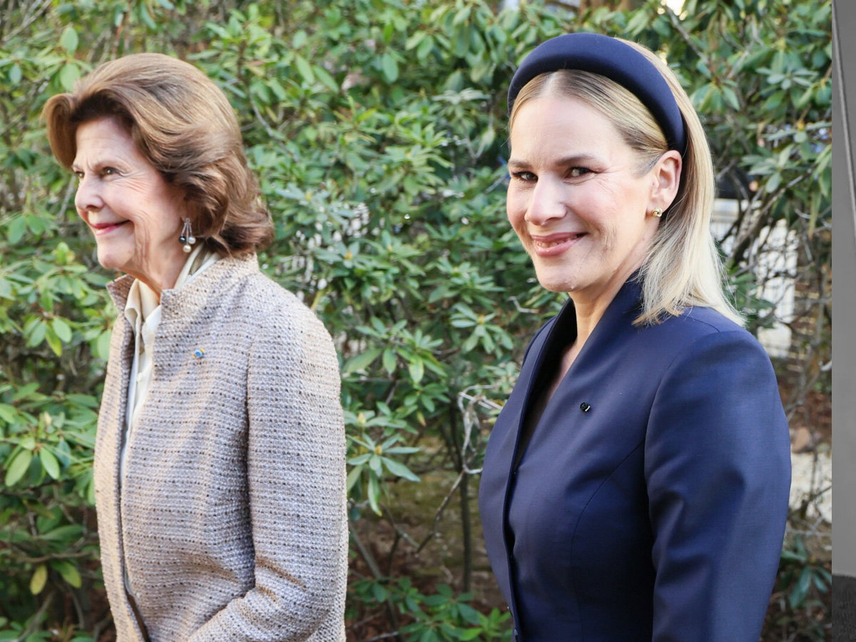 Elegancka Marta Nawrocka i królowa Szwecji w Gdańsku. Odwiedziły wyjątkowe miejsce