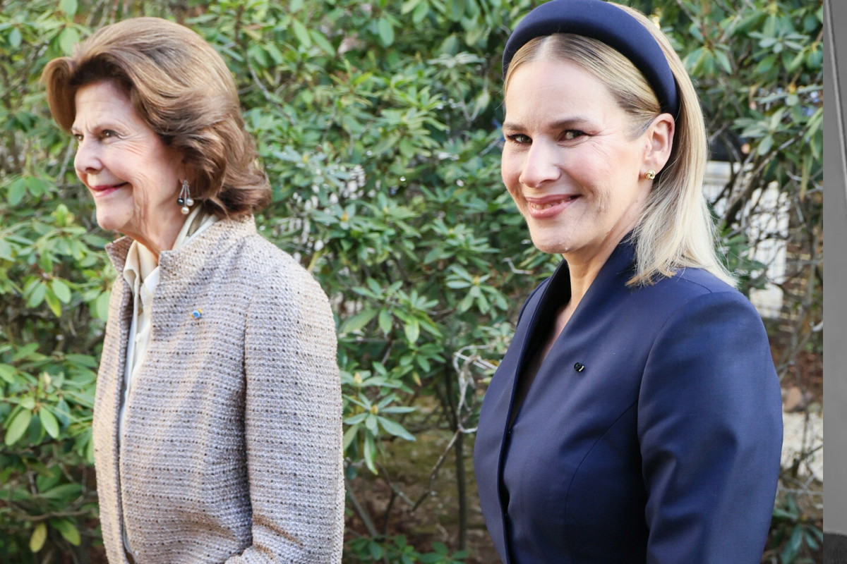 Elegancka Marta Nawrocka i królowa Szwecji w Gdańsku. Odwiedziły wyjątkowe miejsce