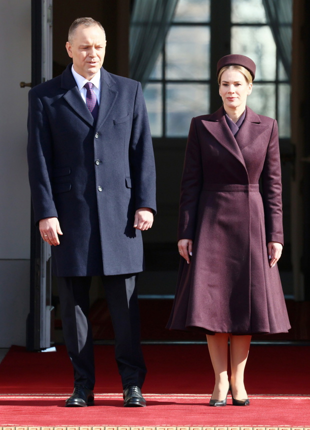 Marta Nawrocka i Karol Nawrocki podczas wizyty króla Karola XVI Gustawa i królowej Sylwii w Polsce
