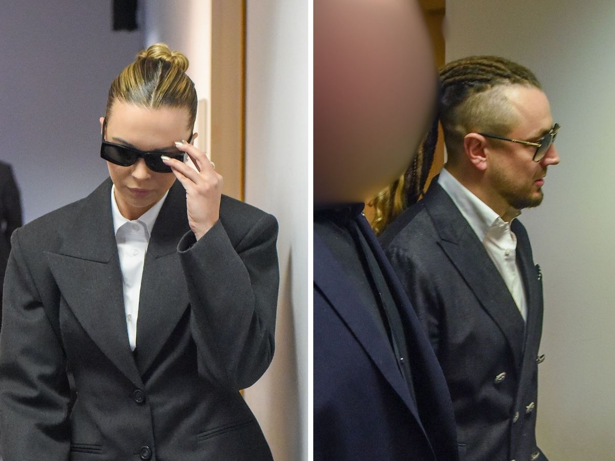 Sandra Kubicka i Baron na drugiej rozprawie sądowej. Musiała interweniować ochrona