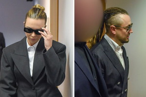 Sandra Kubicka i Baron na drugiej rozprawie sądowej. Musiała interweniować ochrona