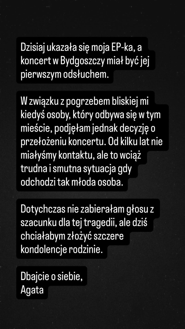 Faata zabrała głos ws. śmierci Maszy Graczykowskiej