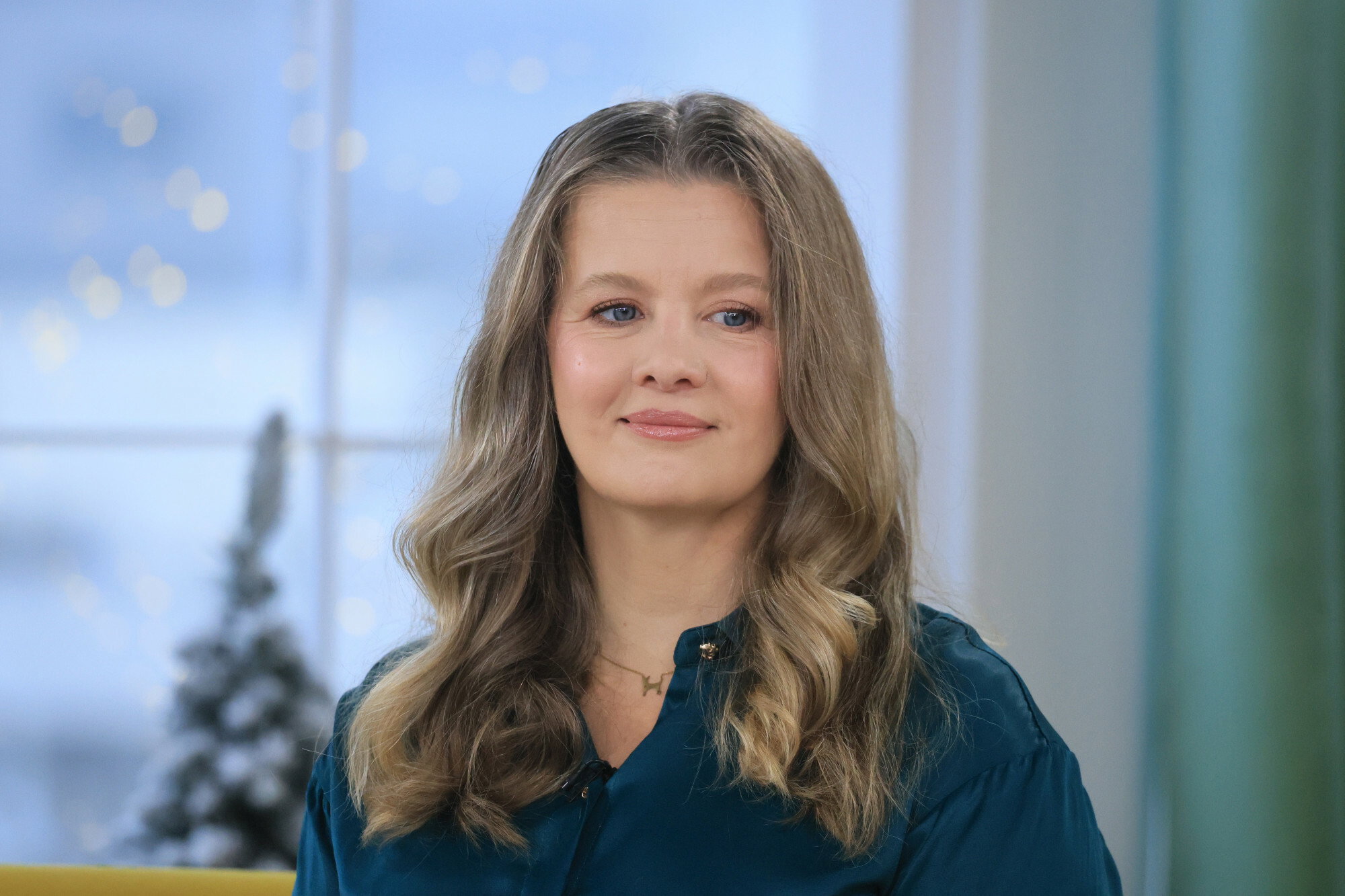 Anna Powierza zabrała córkę do śniadaniówki. Tak wygląda 12-letnia Helena. Podobna do mamy? fot. Adam Burakowski/Dzien Dobry TVN/East News