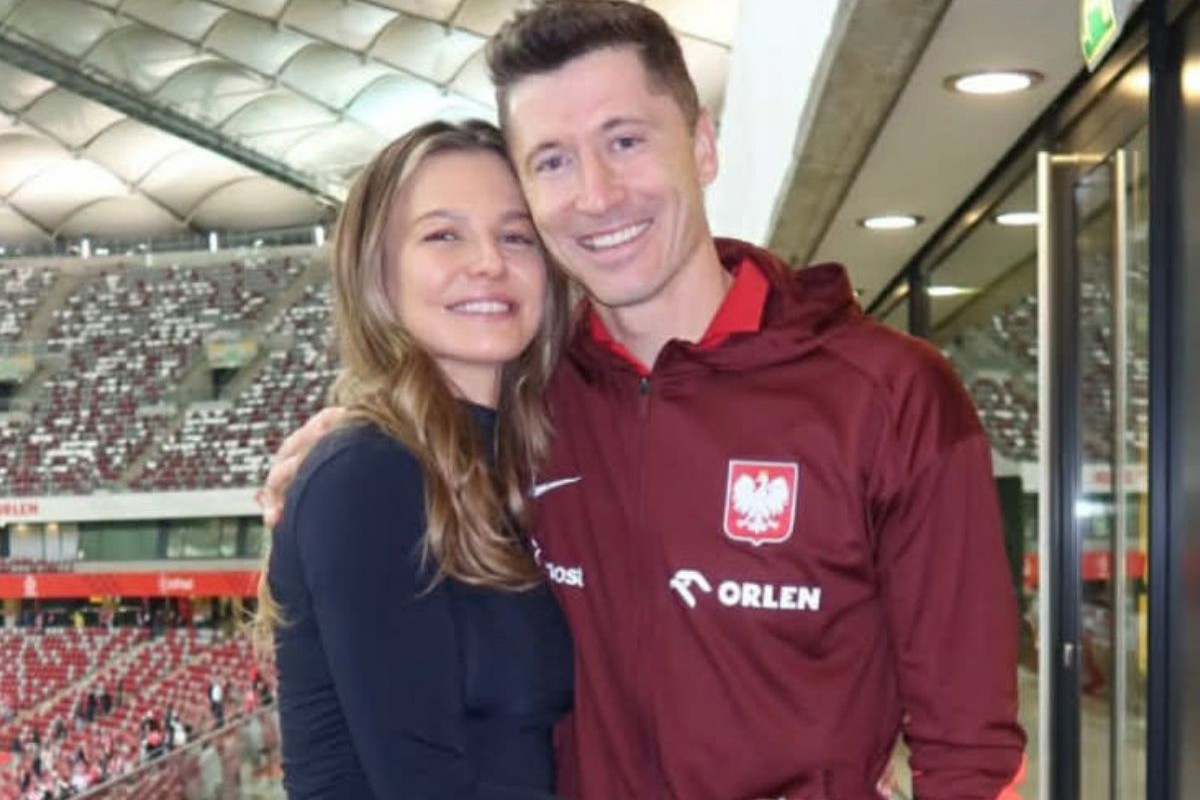 Tak Lewandowski świętował wygrany mecz z rodziną.