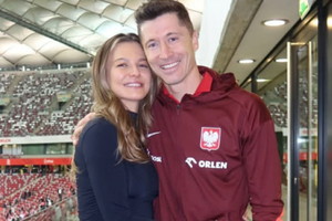 Tak Lewandowski świętował wygrany mecz z rodziną.