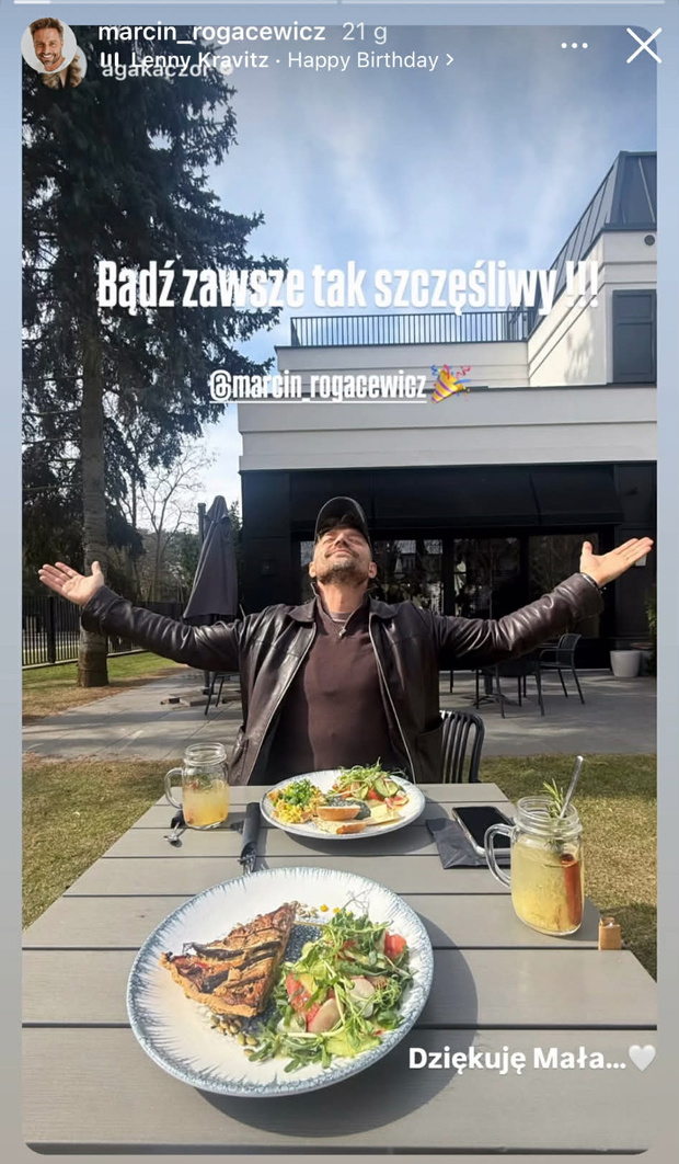 Tak Kaczorowska i Rogacewicz świętowali urodziny aktora