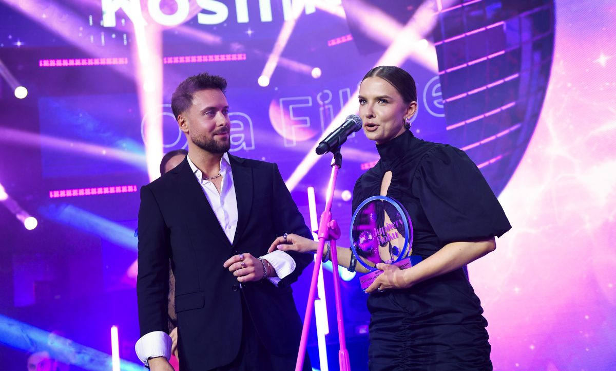 Ola Filipek i Aleksander Sikora ogłosili to na scenie: "Jesteśmy parą" fot. AKPA/Piętka Mieszko
